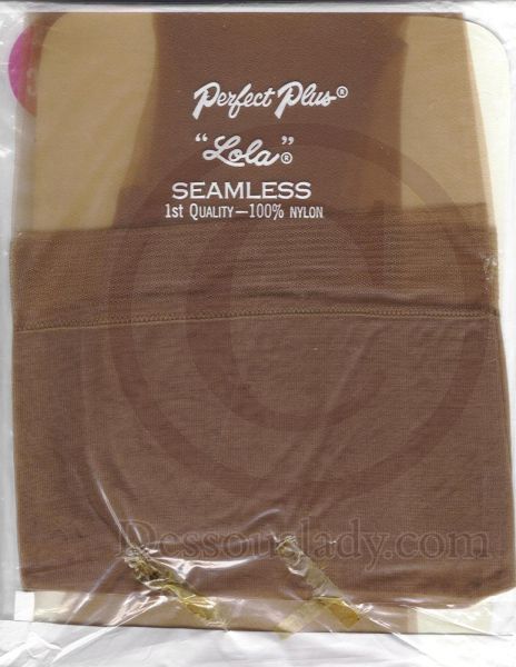 Lola Vintage US Nylon Stockings Nude Heel 9,5