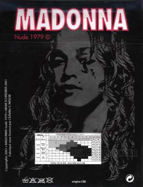 Madonna Nude 1979 - Nahtnylonstrümpfe schwarz