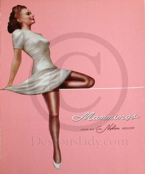 Mannings Vintage US Nylons Stockings