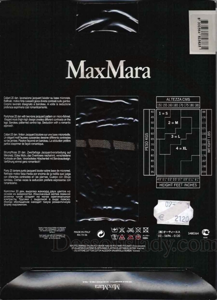 Max Mara Lilium Design Muster Strumpfhose