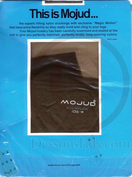 Mojud alte US-Nylonstrümpfe Grösse 10,5 Medium