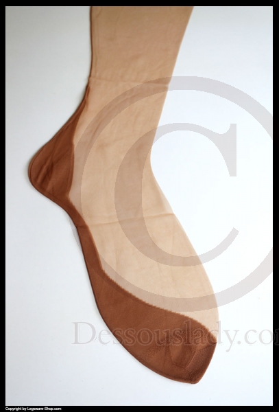 Vintage Nahtstrümpfe Cuban Heel