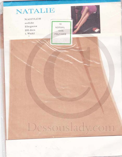 Natalie old Seamless Stockings Nylons 10