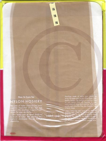 Nationals US Nylon Stockings RHT Sz 9,5 M