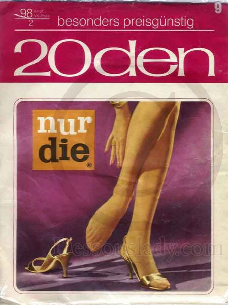 Nur Die Vintage Straps Feinstrümpfe Gr. 9 XL