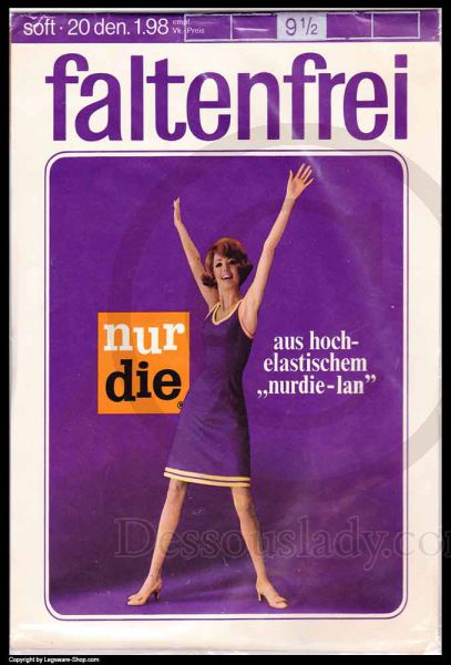 Nur Die alte 89 cm lange Feinstrümpfe Nylons 9,5 XXL