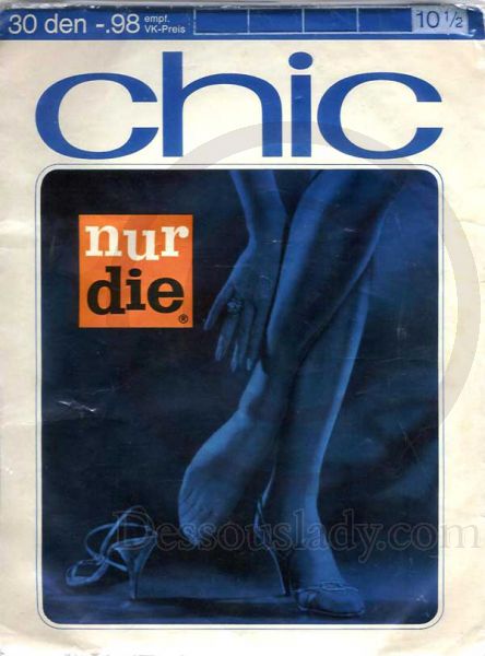 Nur Die Chic Alte Feinstrümpfe Gr. 10,5 XL