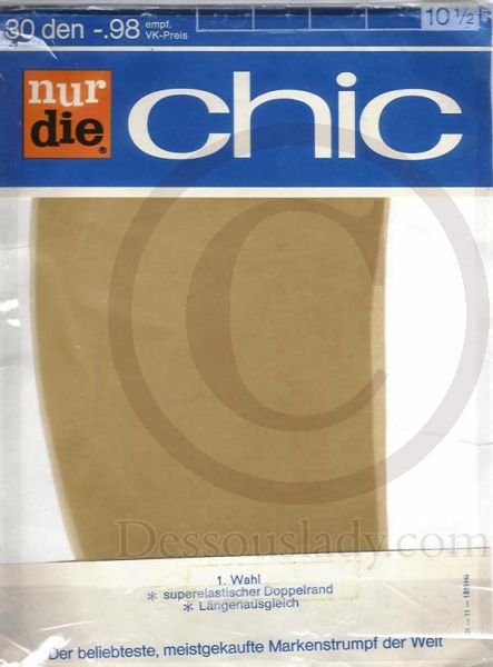 Nur Die Chic Alte Feinstrümpfe Gr. 10,5 XL