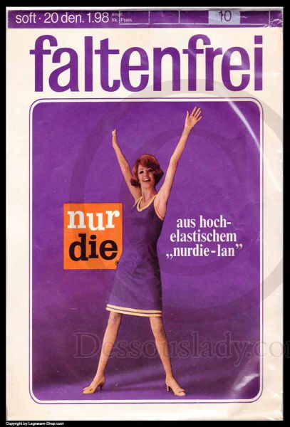 Nur Die alte 92 cm lange Feinstrümpfe Nylons 10 XXL