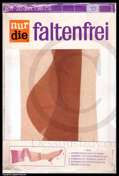 Nur Die alte 92 cm lange Feinstrümpfe Nylons 10 XXL