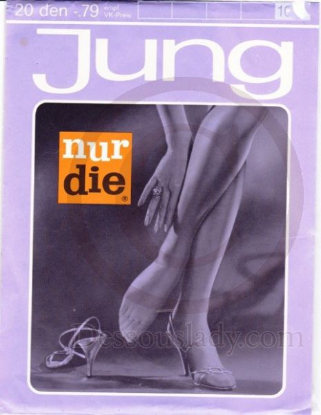 Nur Die Jung brauner 89 cm Feinstrumpf Nylons 10 XL