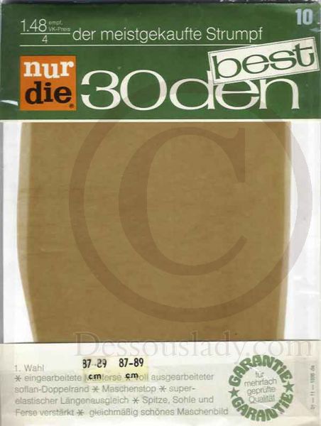Nur Die Best Vintage Feinstrümpfe Gr. 10 XL