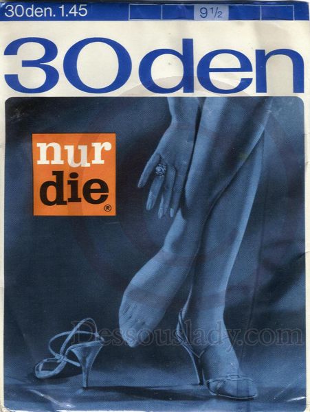 Nur Die 30 Den Straps Feinstrümpfe Gr. 9,5