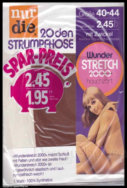 Nur Die Seamless Pantyhose Sz 40-44