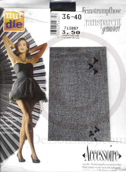 Nur die Transparent Feinstrumpfhose Gr. 36-40