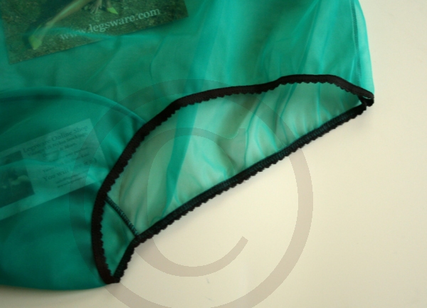 Vintage Retro Style Green Sheer Nylon Panty