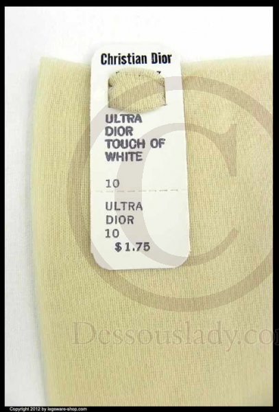 Nylonstrümpfe Vintage Christian Dior Luxus 10 XL