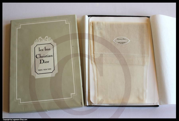Nylonstrümpfe Vintage Christian Dior Luxus 10 XL
