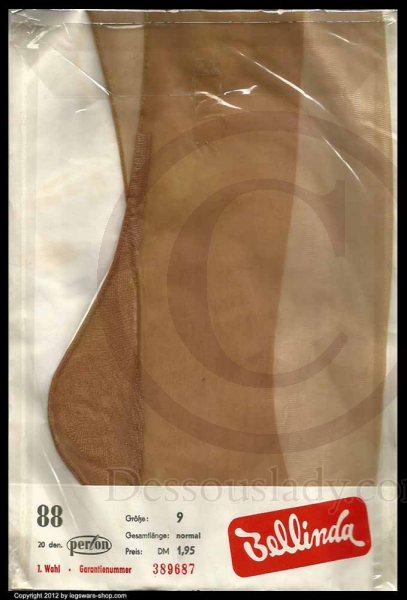 Damenstrümpfe Bellinda mit Hochferse sexy Naht 9 Normal