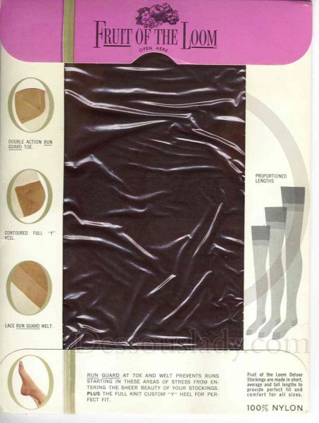 Fruit of the Loom Strapsstrümpfe Nylons 10 Tall
