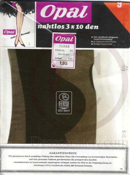 Opal Straps Feinstrümpfe 30 Den Gr. 9 Lang