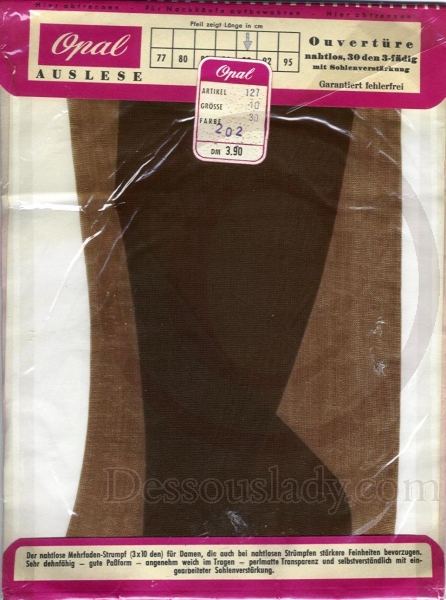 Opal Auslese Feinstrümpfe 30 Den Gr. 10 XL