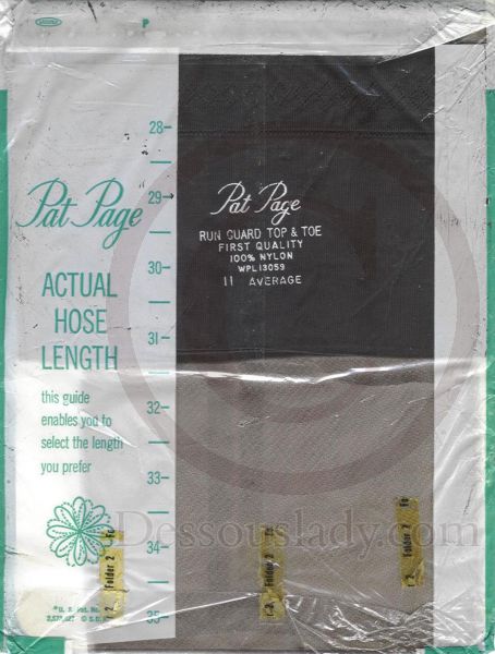 Pat Page Stockings US-Nylonstrümpfe Gr. 11