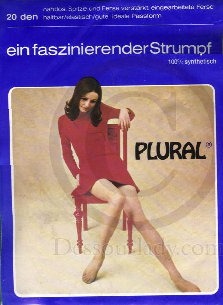 Plural Straps Feinstrümpfe Gr. 9,5 XL