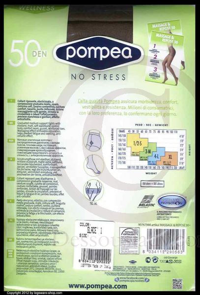 Pompea No Stress Pantyhose 50 Den