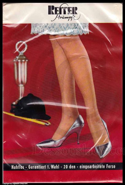 Reiter Old Brown Nice Seamless Stockings Nylons