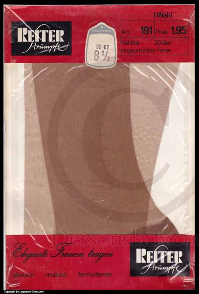 Reiter Old Brown Nice Seamless Stockings Nylons
