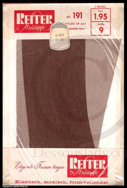 Reiter Vintage 191 Nice Seamless Stockings Nylons