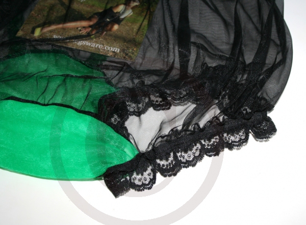 Nylon Höschen Schwarz Sexy Vintage Style Large