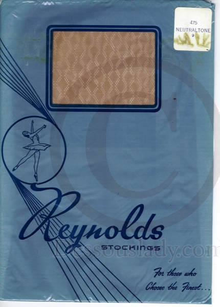 REYNOLDS exclusive echte alte US-Nylonstrümpfe mit sehr schönem Muster