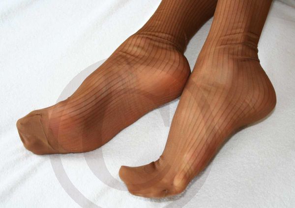Roman Stripe alte gestreifte US-Nylonstruempfe