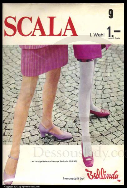 Scala Bellinda 84 cm alte Feinstrümpfe Gr. 9 XL
