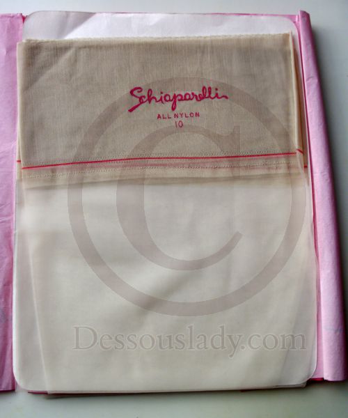 Schiaparelli Alte Luxus US-Nylonstrümpfe