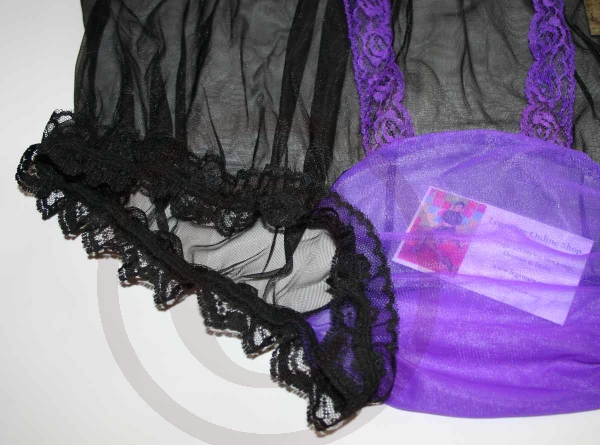 Black Sheer Pin Up Rockabilly Nylon Panty