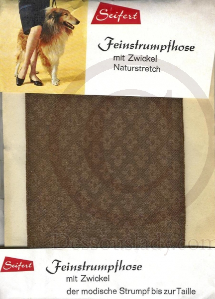 Seifert gemusterte Feinstrumpfhose 40-42 Medium