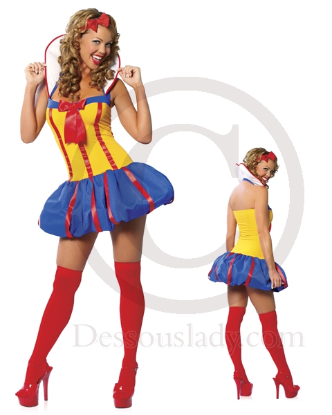 Sexy Schneewittchen Kostüm Dress Outfit