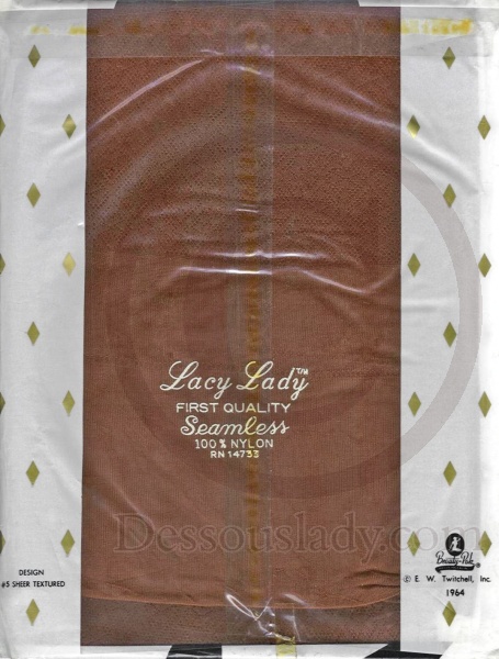 Lacy Lady alte US Muster Nylonstrümpfe Gr. 10