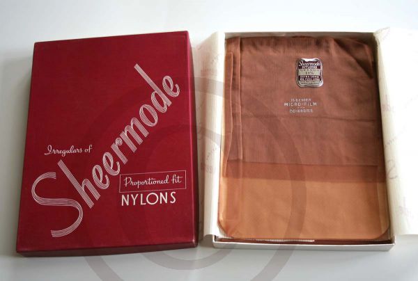 Sheermode alte US Nylonstrümpfe Gr. 11,5 XL