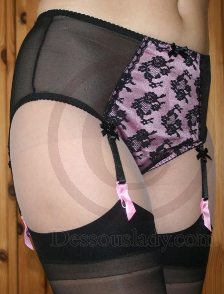 Retro Pin Up Style Strumpfhalter Slip