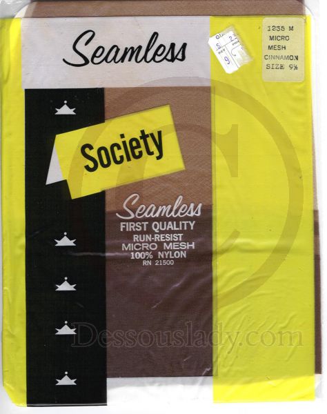 Society US Nylon Stockings Micro Mesh 9,5