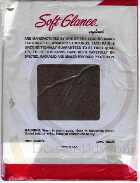Soft Glance Nylonstrümpfe Seamless US-Nylons Gr. 9