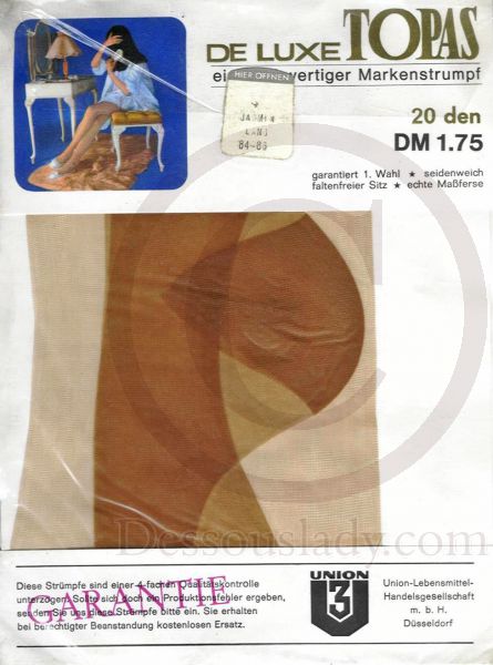 Topas Old Seamless Stockings 9 XXL