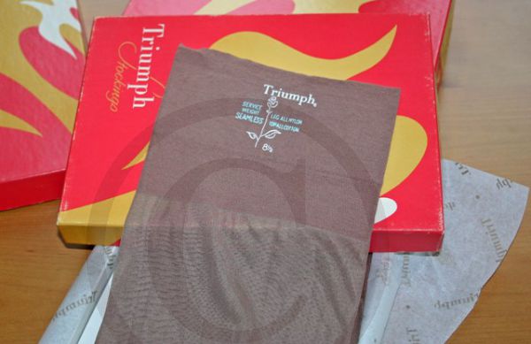 Triumph Retro Nylonstrümpfe Gr. 8,5 XL