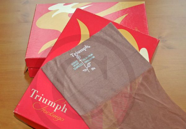 Triumph Retro Nylonstrümpfe Gr.9,5 XXL