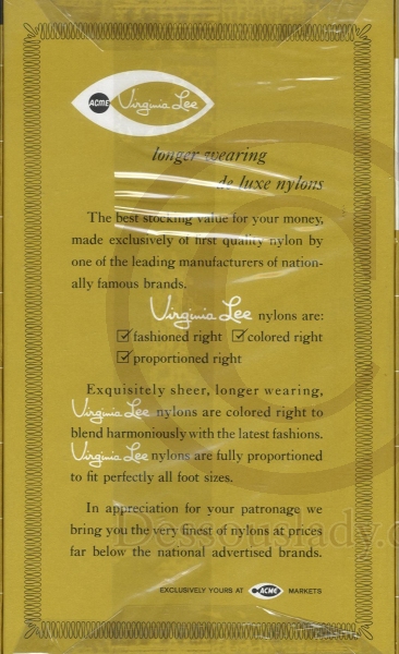 Virginia Lee US Naht Nylons Strümpfe Gr. 10