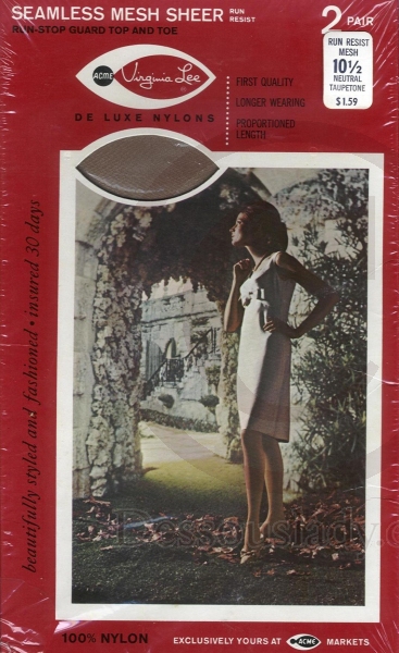 Virginia Lee 2 Paar Nylon Strümpfe